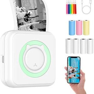 Elysium - Foto Printer - Fotoprinter Voor Smartphone - Mobiele Fotoprinter - Fotoprinter Mobiel - Groen