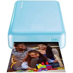 Elysium - Foto Printer - Fotoprinter Voor Smartphone - Mobiele Fotoprinter - Fotoprinter Mobiel - Blauw