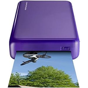 Elysium - Foto Printer - Fotoprinter Voor Smartphone - Mobiele Fotoprinter - Fotoprinter Mobiel - Lila