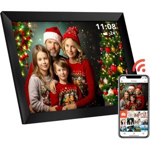 Equivera Digitale Fotolijst - 10 Inch - IPS Touchscreen - Wifi