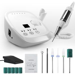 Equivera Elektrische Nagelvijl - Nagelfrees - Manicure - Pedicure - Ook Voor Gel Nagels - Perfecte Nagelverzorging