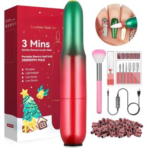 Equivera Elektrische Nagelvijl - Nagelfrees - Manicure - Pedicure - Ook Voor Gel Nagels - Perfecte Nagelverzorging