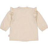 LEVV - Meisjes Top - Rood - Stretchkatoen - Ronde Hals Met Ruches