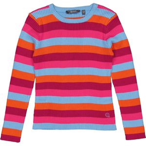Quapi Meisjes sweater - Dilay - AOP Grijs figuren