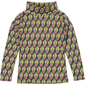 Quapi Meisjes sweater - Djenn - AOP Blauw grafisch