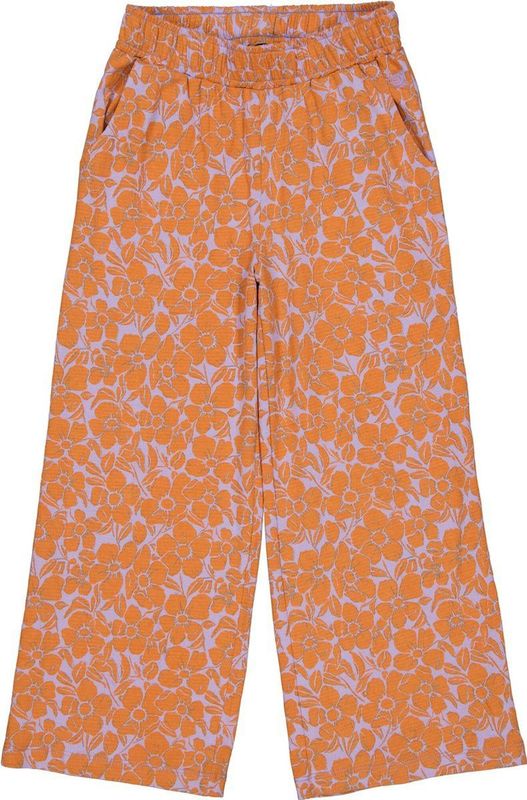 Quapi - Meisjes broek - Doris - AOP Oranje bloemen