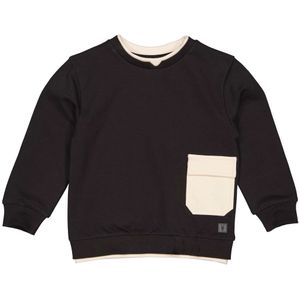 LEVV jongens sweater - Donker bruin