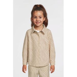 LEVV - RELINDE Blouse - Ecru/Beige - Mix van Materialen