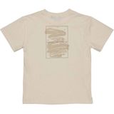 LEVV - T-shirt - Beige - Katoen - Korte Mouwen