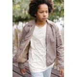 LEVV - T-shirt - Beige - Katoen - Korte Mouwen