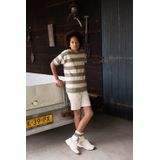 LEVV - RAYD - T-shirt - Olijfgroen - Regular Fit