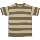 LEVV - RAYD - T-shirt - Olijfgroen - Regular Fit