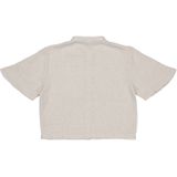 LEVV - RIONA - T-shirt - Ecru - Viscose/Linnen