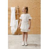 LEVV - Little - Top - Wit - Katoen - Korte Mouwen