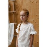 LEVV - Little - Top - Wit - Katoen - Korte Mouwen