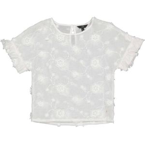 LEVV - Little - Top - Wit - Katoen - Korte Mouwen