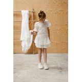 LEVV - SONJA - Rok - Wit - Katoen - Broderie Details