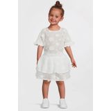 LEVV - SONJA - Rok - Wit - Katoen - Broderie Details