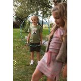 Quapi - T-shirt - Olijfgroen - Katoen-Elastaan - Regular Fit