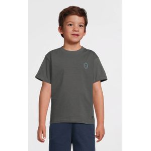 Quapi - T-Shirt - Donker Grijs - Katoen