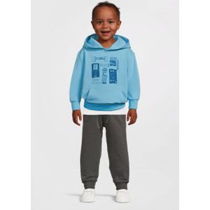 Quapi - Hoodie - Blauw - Katoen