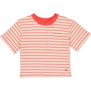 Quapi - T-shirt - Rood en Ecru - Meisjes