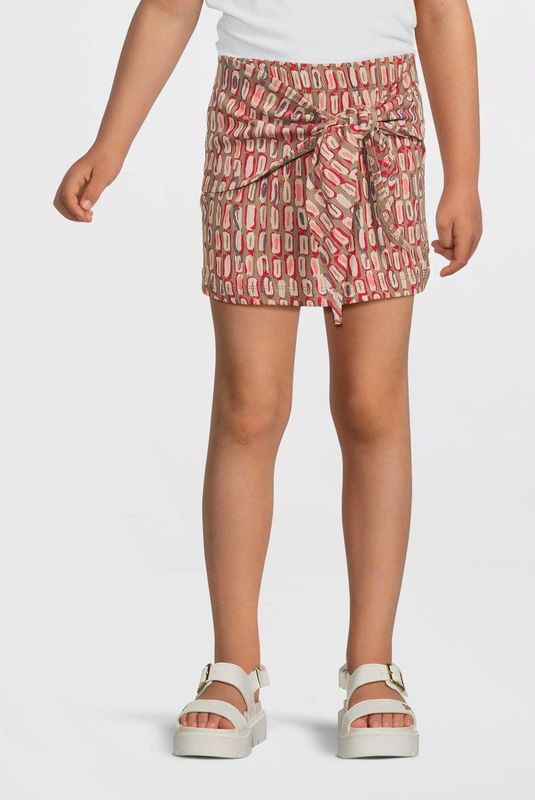 Quapi - Korte Rok - Beige - Comfortabele Keuze voor Meisjes