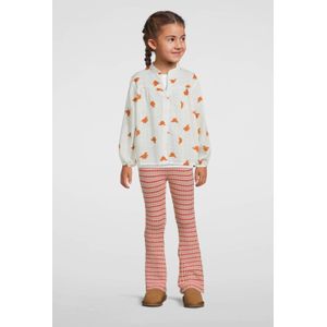 Quapi - Flared Broek - Rose - Katoen