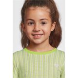 Quapi - Jurk - Lichtgroen/Roze - Katoen/Elastaan