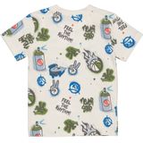 Quapi - FALLON - T-shirt - Groen - Regular Fit - Korte Mouwen