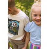 Quapi - T-shirt - Lichtblauw - Katoen/Elastaan