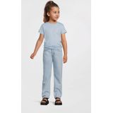 Quapi - T-shirt - Lichtblauw - Katoen/Elastaan