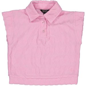 Quapi - FIEP - Top - Polyester - Kraag - Korte Mouwen