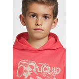 Quapi - FINCE - Hoodie - Rood - Regular Fit - 95% Katoen, 5% Elastaan