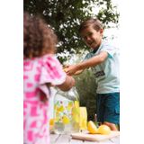 Quapi - FARELL - T-shirt - Lichtblauw - Katoen/Elastaan