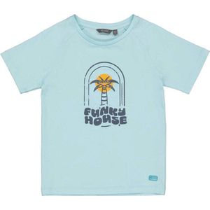 Quapi - FARELL - T-shirt - Lichtblauw - Katoen/Elastaan