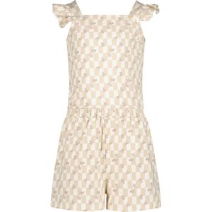 Quapi - Playsuit - Wit - Beige - Lichtpaars - Jumpsuit