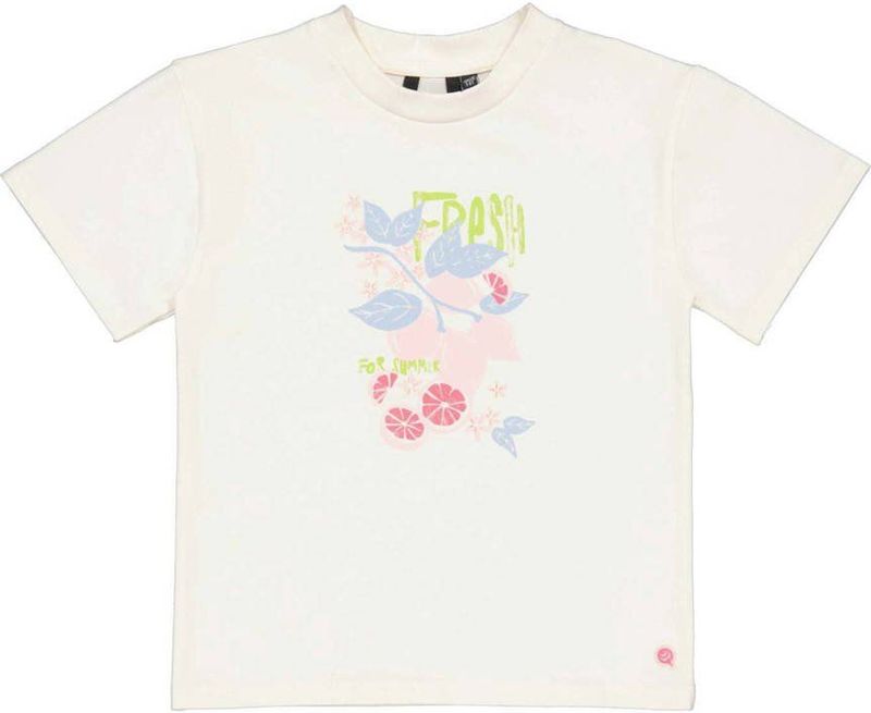 Quapi - T-shirt - Wit - Regular Fit