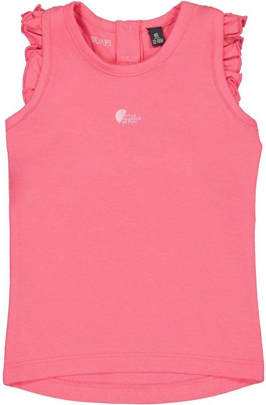 Quapi - Mini - Top - Wit - Stretchkatoen - Ronde Hals