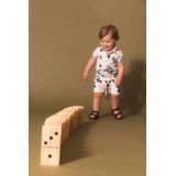 Quapi - Mini Sweatshort - Ecru/Antraciet - Korte Broek