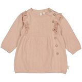 LEVV - Newborn - Jurk - 100% Katoen - Met Ruches en Knoopsluiting