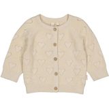 LEVV Newborn cardigan beige gebreid