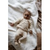 LEVV - Newborn - Longsleeve - Beige - Rib Gebreid