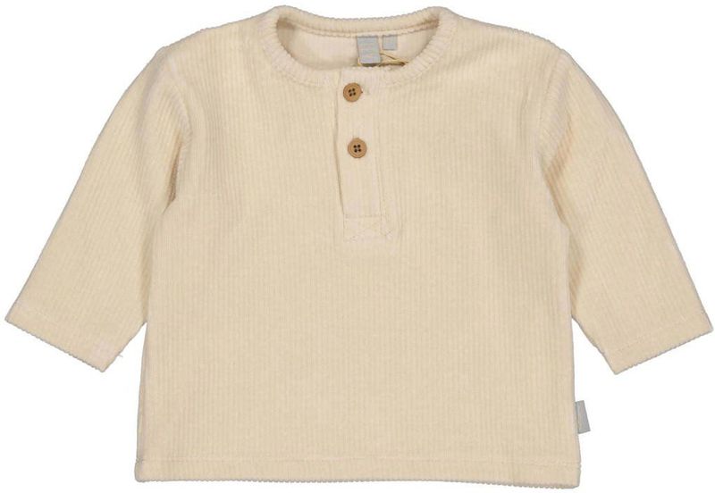 LEVV - Newborn - Longsleeve - Beige - Rib Gebreid