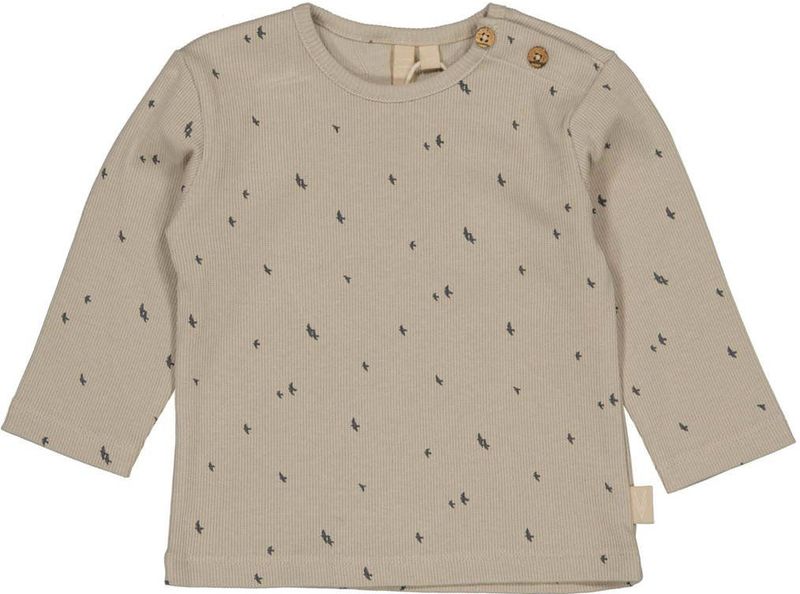 LEVV - Newborn - Longsleeve - Katoen - Met Lange Mouwen - Drukknoopsluiting