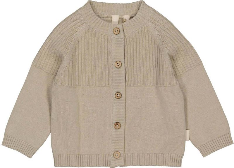 LEVV - Newborn - Cardigan - Beige - Gebreid