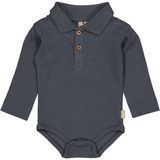 LEVV - Newborn Romper - Zacht Katoen - Lange Mouwen - Polo Kraag