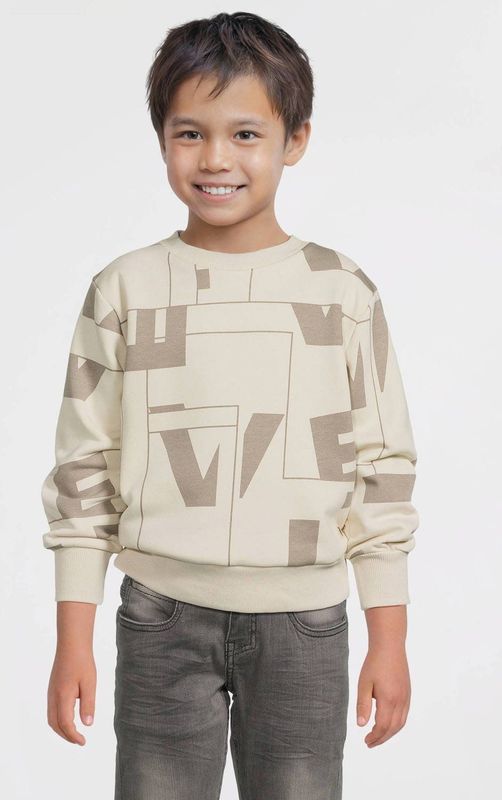 LEVV - TATE - Sweater - Katoen en Polyester - Ronde Hals - Lange Mouwen