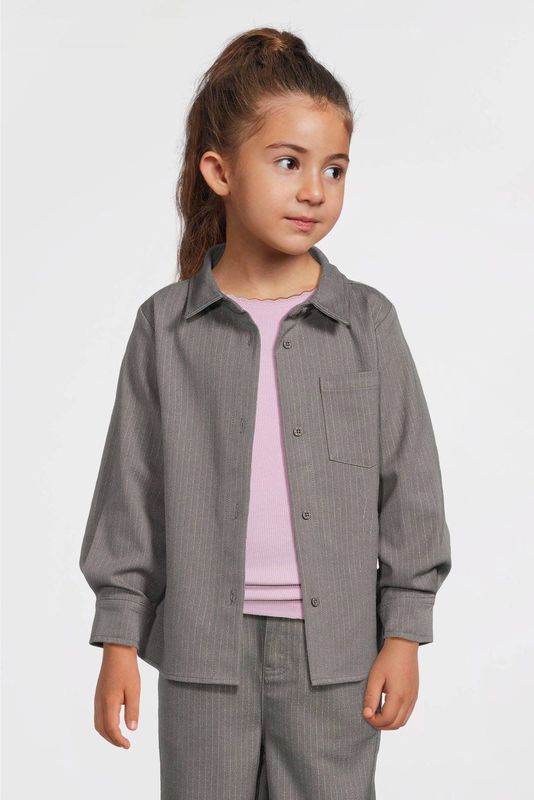 LEVV - TIFFANY - Blouse - Grijs - Met Lurex