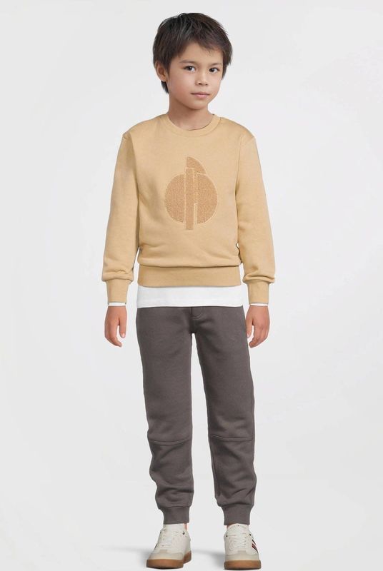 Quapi - Sweater - Regular Fit - Drukknoopsluiting - Ronde Hals